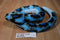 K & M Blue and Black Rattlesnake 1999 Plush with Rattle