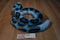 K & M Blue and Black Rattlesnake 1999 Plush with Rattle