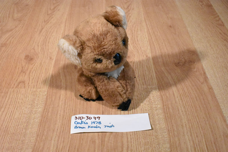 Dakin Brown and beige Koala 1978 Beanbag Plush