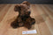 Gund Brown Puppy Dog Plush with Corduroy Feet, Ears and Bow