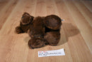 Gund Brown Puppy Dog Plush with Corduroy Feet, Ears and Bow