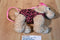 Poochie and Co. Cocker Spaniel Pink Black Leopard Plush Bag Purse