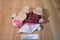 Poochie and Co. Cocker Spaniel Pink Black Leopard Plush Bag Purse