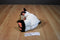 Animal Adventure White and Black Cow Beanbag Plush with a Red Checkered Bow
