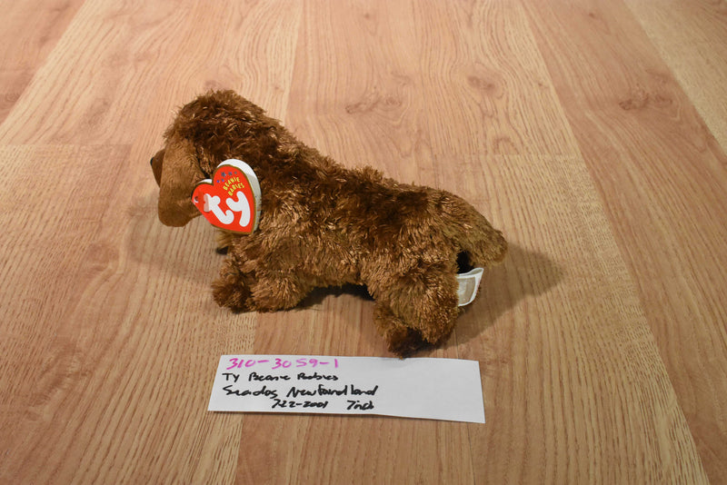 Ty Babies Seadog Brown Newfoundland 2001 Beanbag Plush