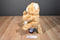 Sesilco Orange and White Tabby Cat Hand Puppet Plush with Green Eyes