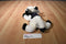 Aurora Holstein Black and White Cow Beanbag Plush