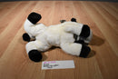 Aurora Holstein Black and White Cow Beanbag Plush