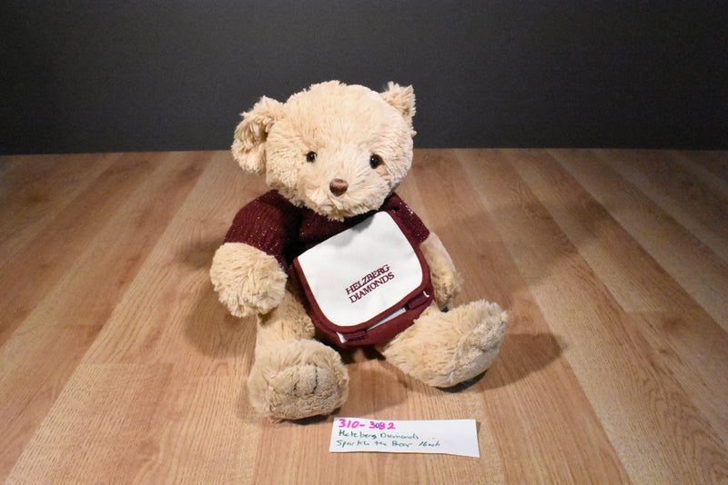 Helzberg Diamonds Sparkle the Tan Teddy Bear 2006 Beanbag Plush