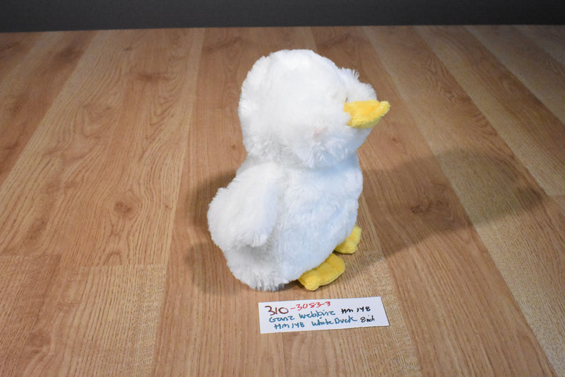 Ganz Webkinz white Duck HM148 Beanbag Plush