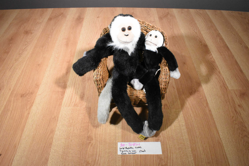 Wild Republic Hanging Hugging Douc Langar and Baby 2002 Plush
