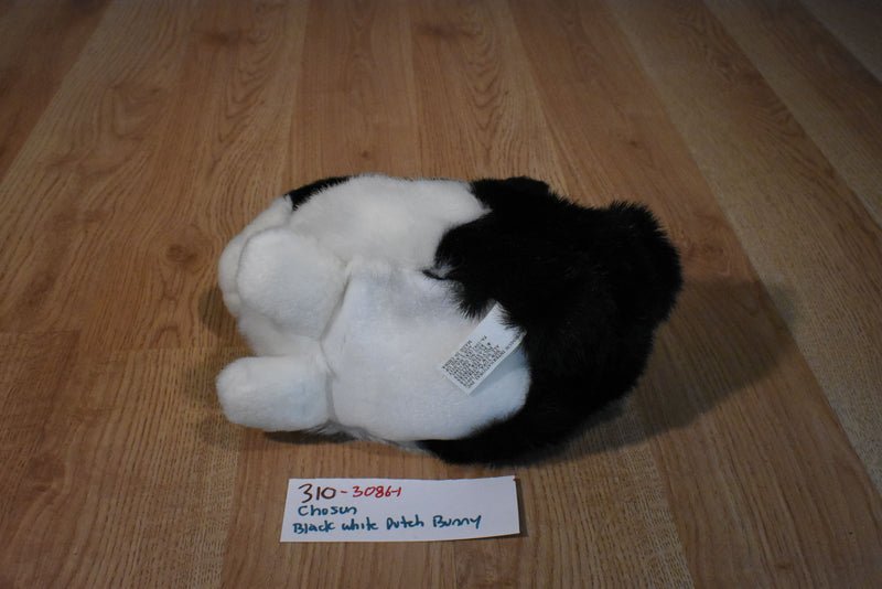 Chosun Black and White Bunny Rabbit Beanbag Plush