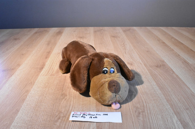 Animal Playthings Inc. Kennel Club Brown Dog 1986 Plush