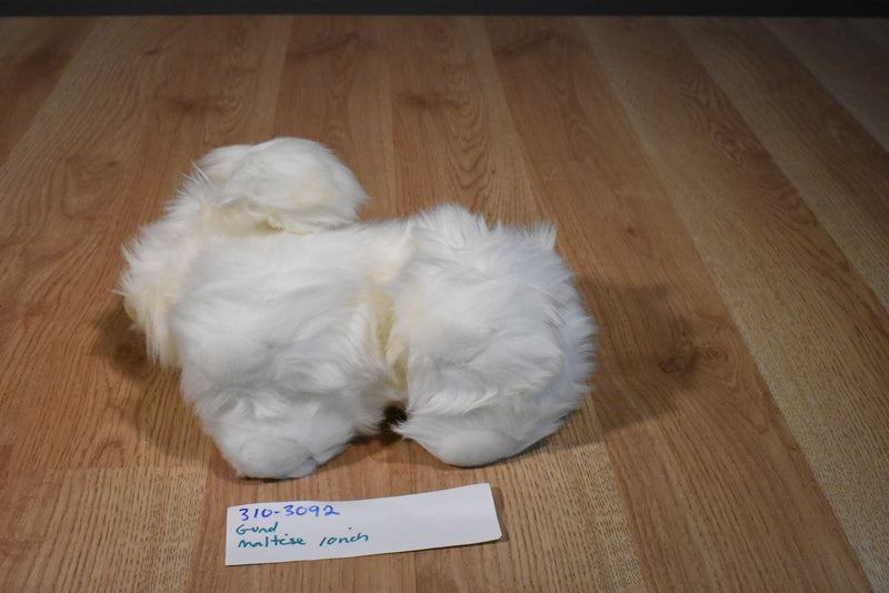 Gund White Maltese Dog Plush