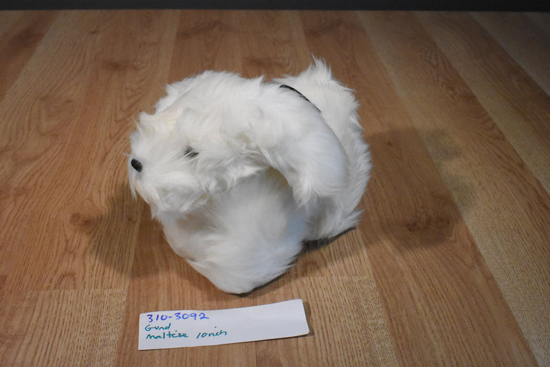 Gund White Maltese Dog Plush