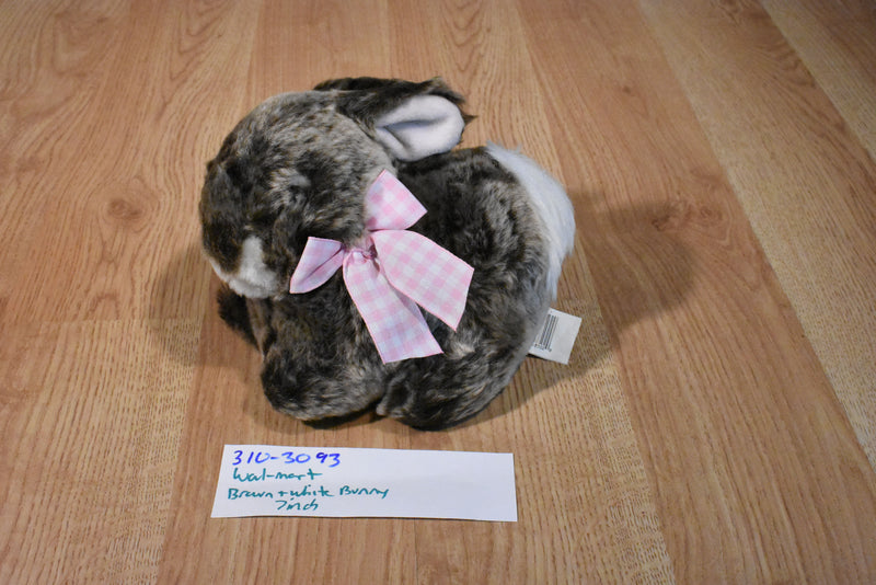 Walmart Brown Mottled Bunny Rabbit Plush