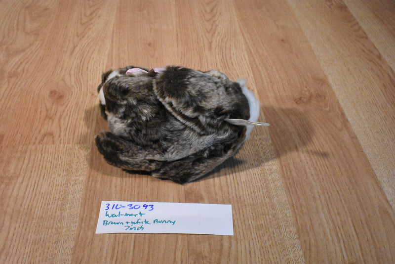 Walmart Brown Mottled Bunny Rabbit Plush