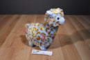 Kellytoy Llama Alpaca With Blue Leopard Print Plush