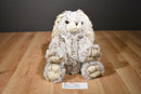 Unipak Brown and Beige Frosted Bunny Rabbit Beanbag Plush