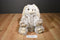 Unipak Brown and Beige Frosted Bunny Rabbit Beanbag Plush