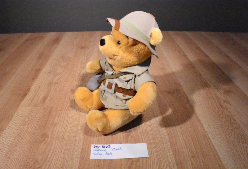 Disney World Animal Kingdom Safari Pooh Plush