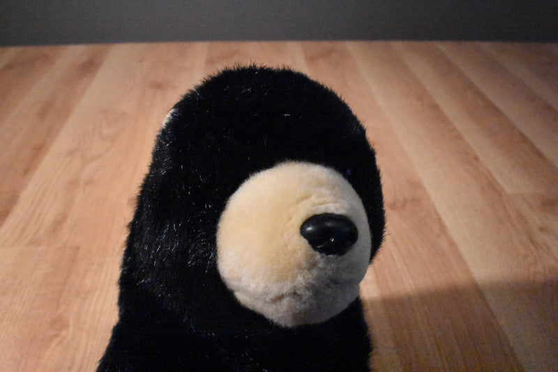 Ty Classic Forest Black Bear 2002 Beanbag Plush