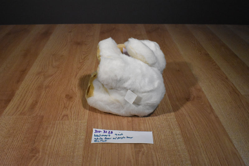 Walmart White and Beige Teddy Bear Plush