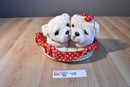 Prima Creations Two Bulldog Puppies in a Basket