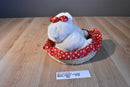 Prima Creations Two Bulldog Puppies Plush in a Basket