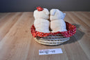 Prima Creations Two Bulldog Puppies Plush in a Basket