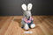 Target Greatland Cuddables Gray and White Bunny Rabbit Plush