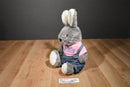 Target Greatland Cuddables Gray and White Bunny Rabbit Plush