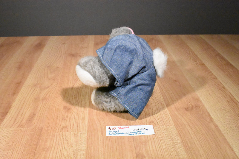 Target Greatland Cuddables Gray and White Bunny Rabbit Plush