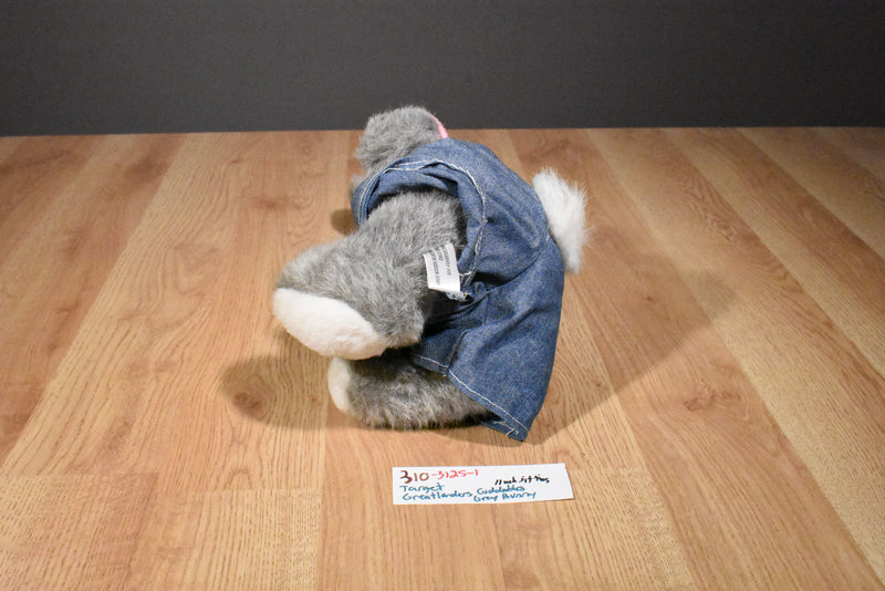 Target Greatland Cuddables Gray and White Bunny Rabbit Plush