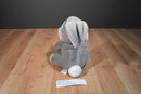 Disney Store Thumper Textured Gray and Beige Bunny Rabbit Beanbag Plush