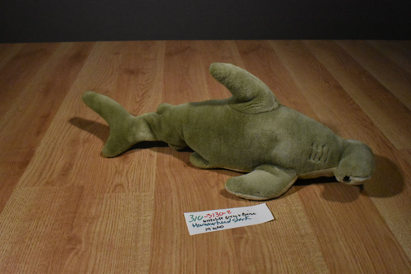 Westcliff Collection Green and Beige Hammerhead Shark Plush