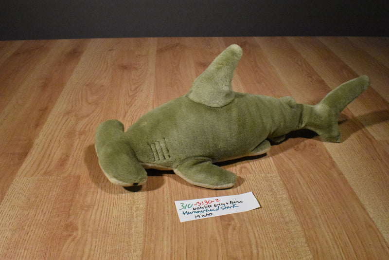 Westcliff Collection Green and Beige Hammerhead Shark Plush