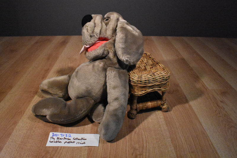 Ganz Heritage Wrinkles Hound Dog Puppet Plush