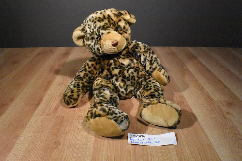 Walmart Leopard Print Teddy Bear Plush
