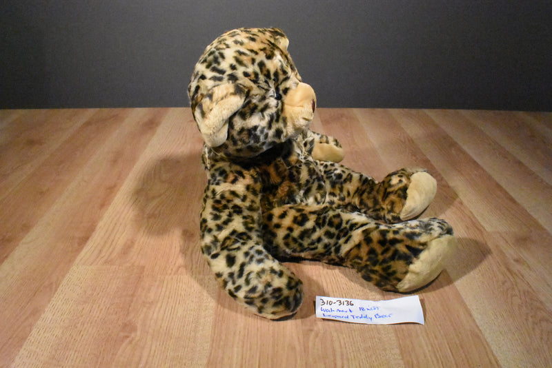 Walmart Leopard Print Teddy Bear Plush