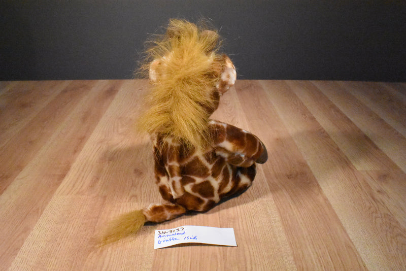 Nanco Animaland Brown and Beige Giraffe 2006 Plush