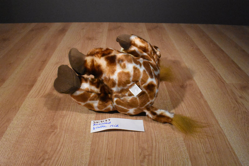Nanco Animaland Brown and Beige Giraffe 2006 Plush