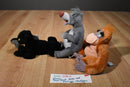 Disney Store Jungle Book Baloo, King Louie and Bagheera Beanbag Plush