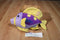 The Petting Zoo Jonah the Purple and Yellow Fish 1994 Plush