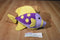 The Petting Zoo Jonah the Purple and Yellow Fish 1994 Plush