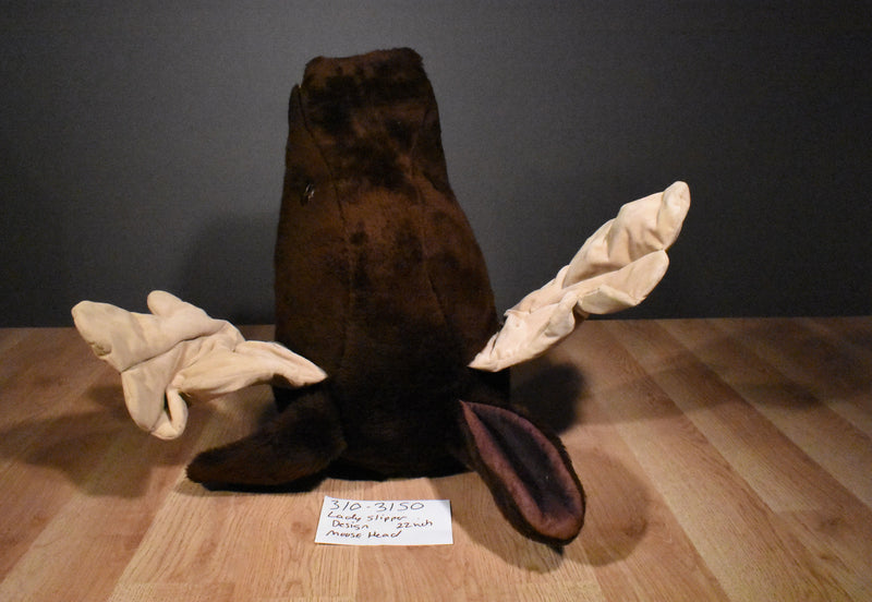 Lady Slipper Designs Moose Head Wall Hanging Plush