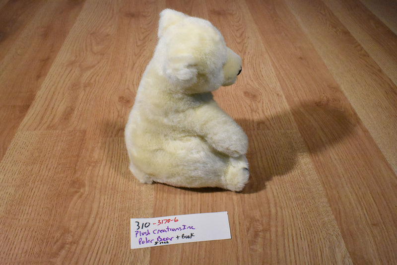 Plush Creations Polar Bear Plush and Softcover Book Swim Polar Bear, Swim