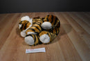 SKM Bengal Tiger Beanbag Plush with a Gold Bow