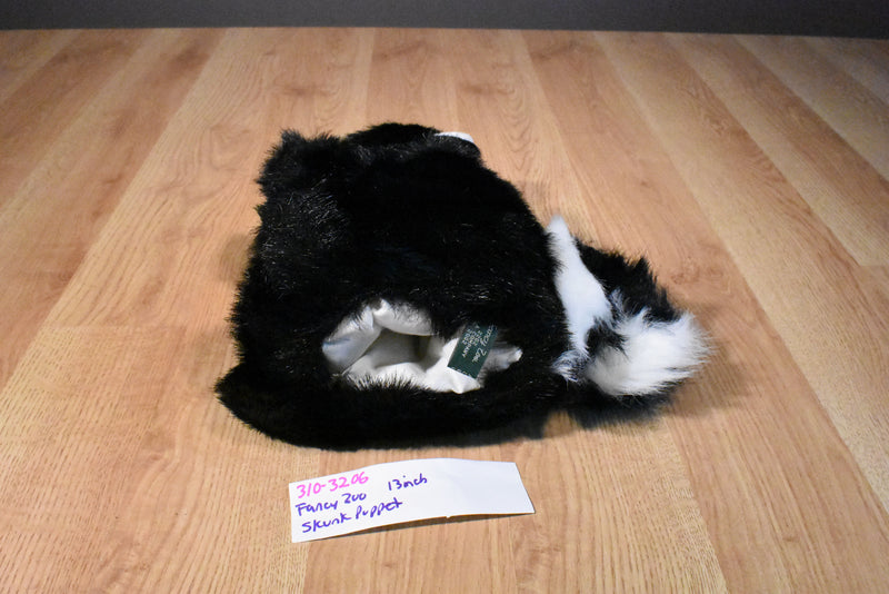 A&A Fancy Zoo Skunk 2002 Plush Puppet