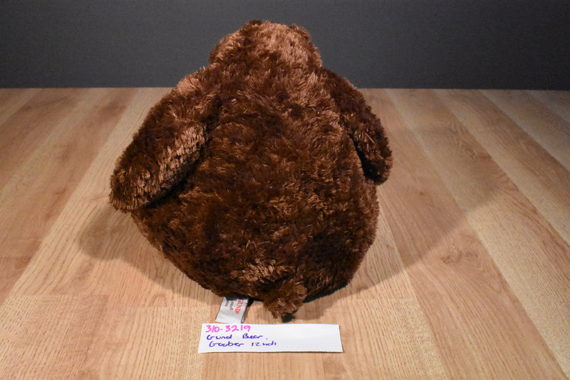 Gund Goober Brown and Beige Bear Beanbag Plush